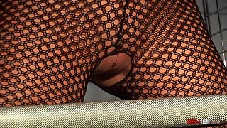 Natalia Forrest gets bound in a cag