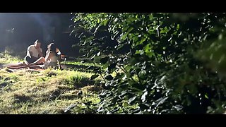 Hunt4k. hot czech teen chloe heart jumped on a thick hunter\u2019s sausage outdoors in front of her boyfriend