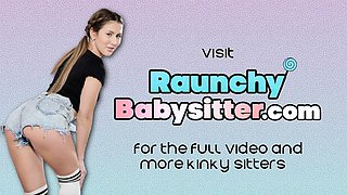 Bigtitted babysitter pounded in 3some