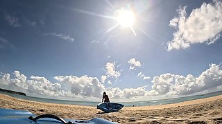 Fomos Para Uma Praia Que Estava Deserta E Aproveitamos Pra Transar Gostoso With Loira Gostosa