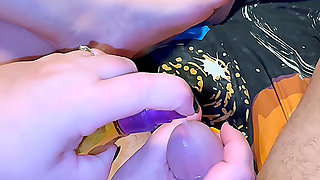 Tried Out My New Sex Toy on My Stepbrother