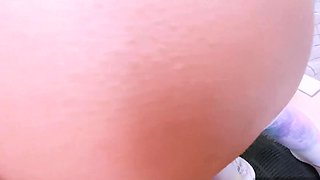 Cute Slim Brunette Latina Hottie Tempts Her Neighbor To Fuck Her Hard In the Backroom