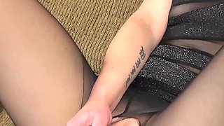 Karma Blayze Fucks Herself with a Big Rabbit