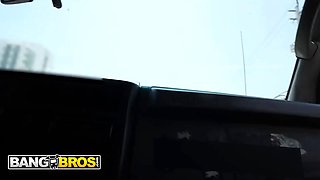 Bangbros - daya dare’s bus escapade turns naughty with boob displays, deep hardcore and a satisfying cum swallow