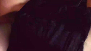 Chubby with Big Tits Seduces Him to Fuck Outside