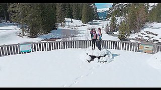 Vlog N14 // Lesbian Experience In The Mountain - Outdoor And Double Dildo (ft Goodgirlanddad)
