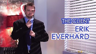 Secretary Stockings With Erik Everhard, Veronica Vain - Brazzers