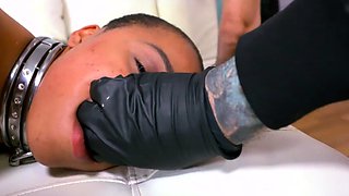 African Black Slut Threesome Fucked Rough