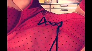 Hot MILF in Red Lingerie Fisted and Ass Fucked with Big Black Dildo