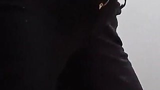 Sexy Skinny Brunette in Tight Jeans Masturbates Hairy Pussy