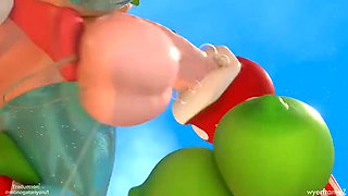 Princess Bros: Asian Anal Creampie with Big Tits and Rough Sex