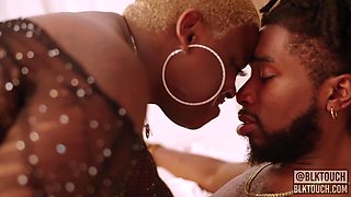 Shameless black curvy MILF thrilling xxx video