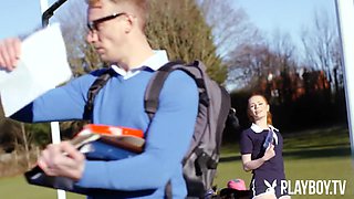 Ella Hughes is a sexy redhead rugby player ready to Take One for the Team