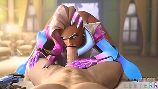 Overwatch, boned, hentai sex