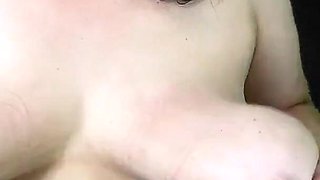 Piggy Slut Oils and Bounces Her Huge Tits Front View 1080HD