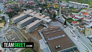 Hot Student Makes Big Cock Teacher Cum and Moan