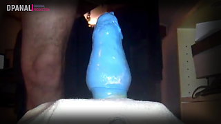 ANAL HOMEMADE BUTT PLUG TOY DEEP IN ASS