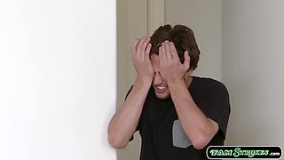 Sexually Attractive stepmom suck and got laid by stepson