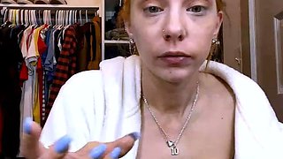 Big boobs milf masturbates with her dildo