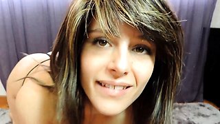 Small titted teen masturbating
