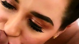 Warning Fantastic blonde big cock blowjob and cumshot