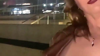 Showing My Boobs on the Street
