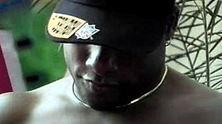 Interracial blowjob fuck jerk and facial at gloryhole