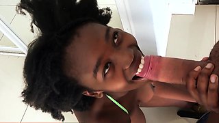 Busty Ebony Teen Pussy Drilled By BWC