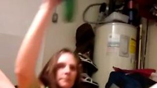 Solo Masturbating: Big Tits, Amateur  Babe Porn