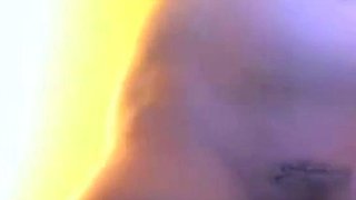 Pregnant girl shows off on webcam