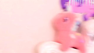 Chubby Brunette Big Boobs Dildo Masturbation