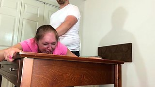 Amateur chubby brunette milf on real homemade