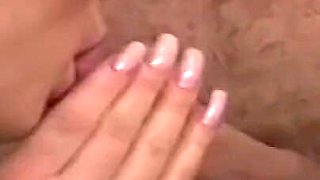 Blonde girl pussy fucking big dick sucking in the bathroom cum in mouth