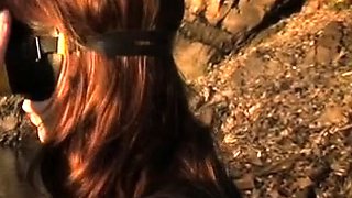 German amateur couple fucking outdoors