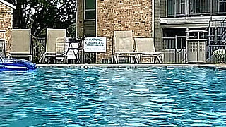 BBW Nurse Vicki Play Time in the Pool with Handsome Harry