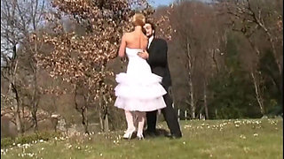 The Bride and Groom Fuck with a View