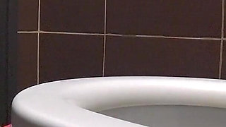 Camera in the Toilet at Home. Mature MILF with a Big Ass and Hairy Pussy Pisses. Amateur Asmr with the Gurgle of Urine.