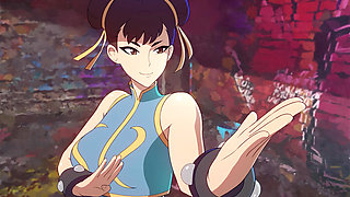 Misfitbite -  A Warrior's Heart - Chun-Li and Ryu Hentai 2D Anime Animation