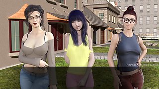 A stepmom's affection at the beach party