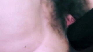 Fucking My Hairy Pussy with Big Dildo