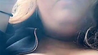 Big boob brunette masturbates on webcam