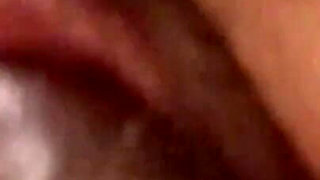 Horny brunette sucks and fucks hard cock