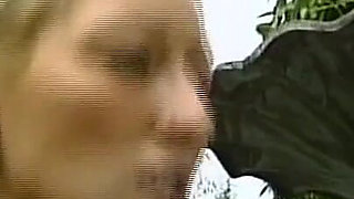 Outdoor Vintage Fuck for a Slutty Blonde