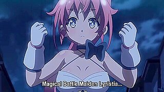 The monsters fondle her big breasts, thrust into her, and then she awakens and defeats them with creampies.