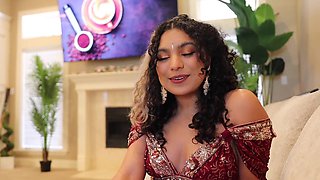 Desi Friend’s Wild POV Seduction in Brunette Hardcore