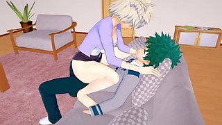 Mitsuki Bakugo Fucks Izuku Midoriya Hard - My Hero Academia Hentai 3D