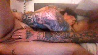 Satin Lady Gets Eaten up