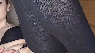 Solo ladyboy masturbation