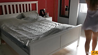 Amateur Anal Sex - Hot Wife Get Prepared for Husband and Fucks Anal with Cum in Mouth