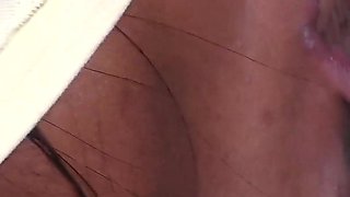 Ebony Mouth Swallows Huge Load of Cum From Bwc